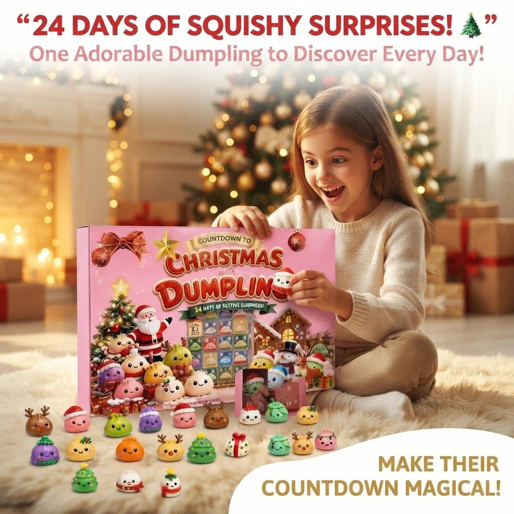 Squishy Advent Calendar 2026: 24 Days of Adorable Dumpling Surprises for a Magical Christmas Countdown