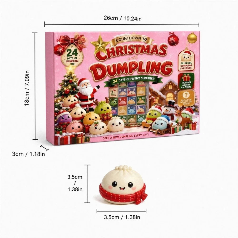 Squishy Advent Calendar 2026: 24 Days of Adorable Dumpling Surprises for a Magical Christmas Countdown
