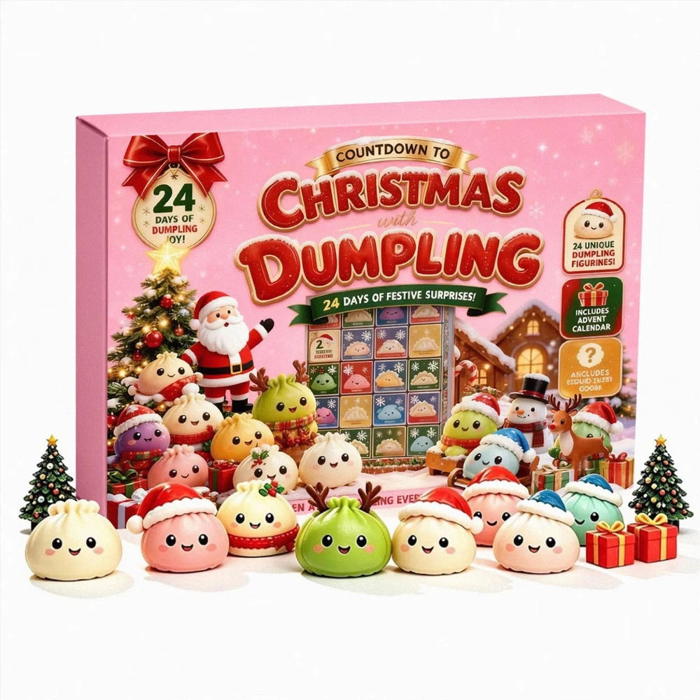 Squishy Advent Calendar 2026: 24 Days of Adorable Dumpling Surprises for a Magical Christmas Countdown
