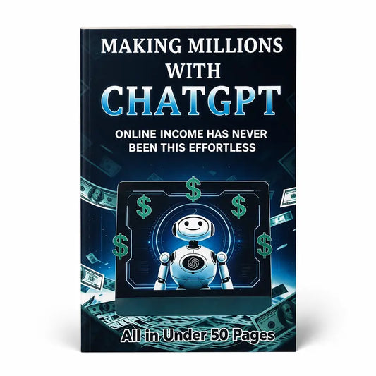 Guide to Earning Money with AI and Chatgpt Notebook, Beginner-Friendly Passive Income Tutorial, Step-By-Step Online Earning Instructions, Book