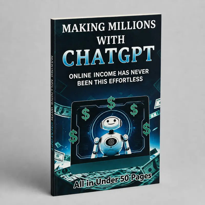 Guide to Earning Money with AI and Chatgpt Notebook, Beginner-Friendly Passive Income Tutorial, Step-By-Step Online Earning Instructions, Book